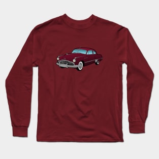 1949 maroon Buick Long Sleeve T-Shirt